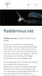 Mobile Screenshot of fladdermus.net